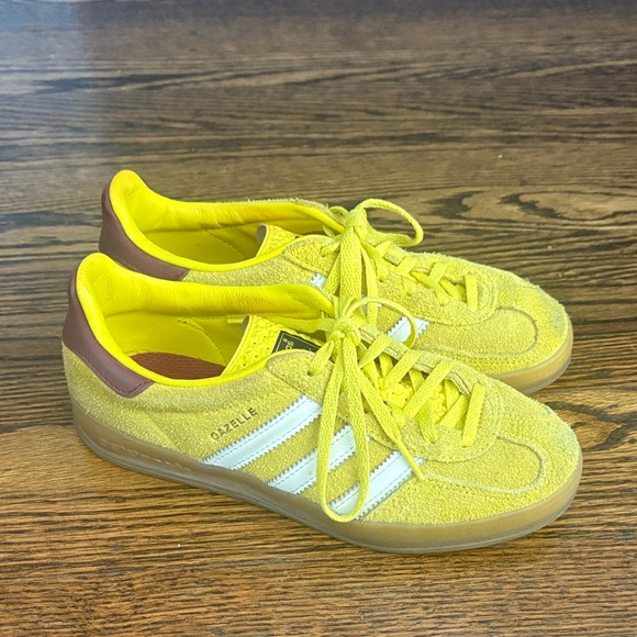 adidas Shoes - Adidas Gazelle yellow sneakers , size 5.5